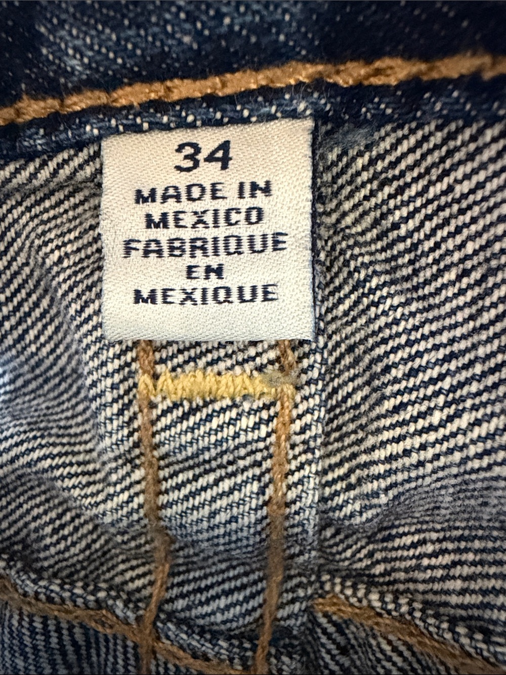 True religion women’s Blue Washed Denim 34 straight Jeans vintage - Picture 4 of 4